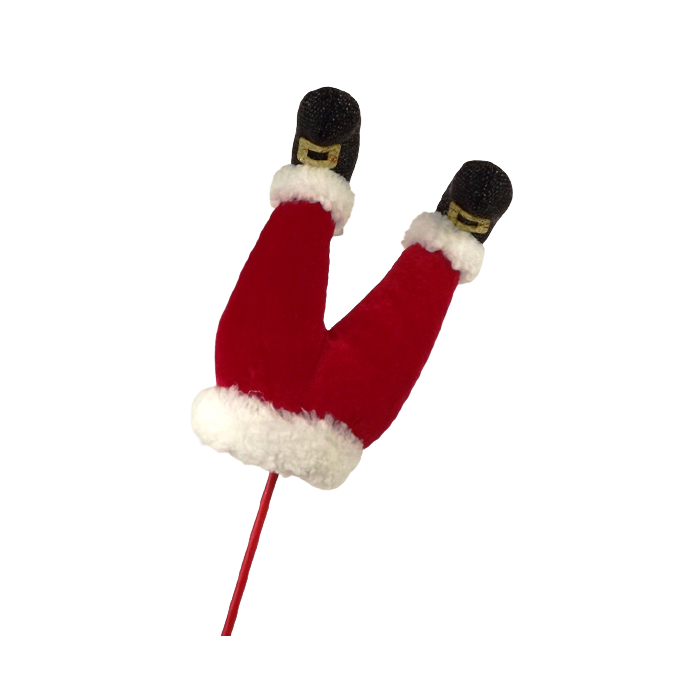 Santa's Legs Pick 70cm