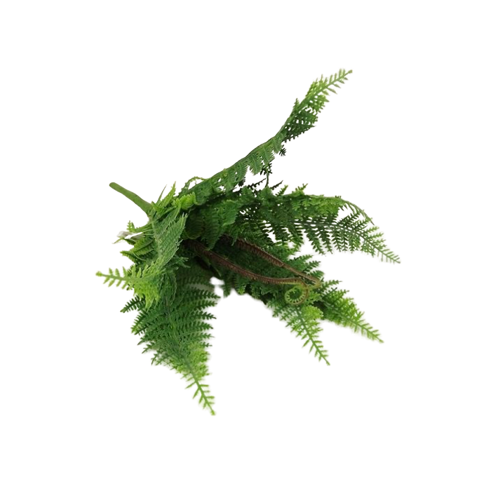 Plastic Boston Fern Bush H - 40cm