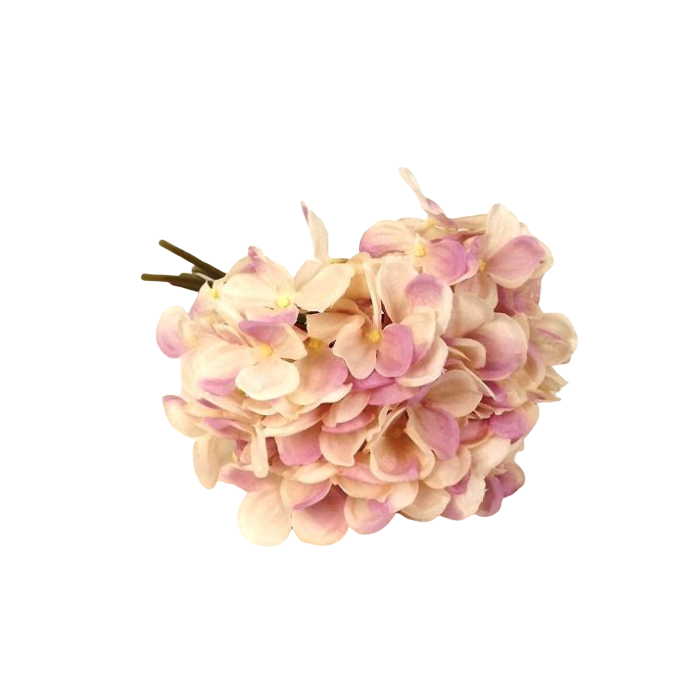 28cm Hydrangea Posy Lilac