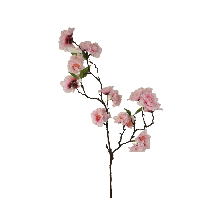 Small Cherry Blossom Spray Light Pink 75cm