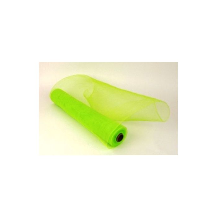 Eleganza Deco Mesh 53cm x 9.1m (10yds) Lime Green