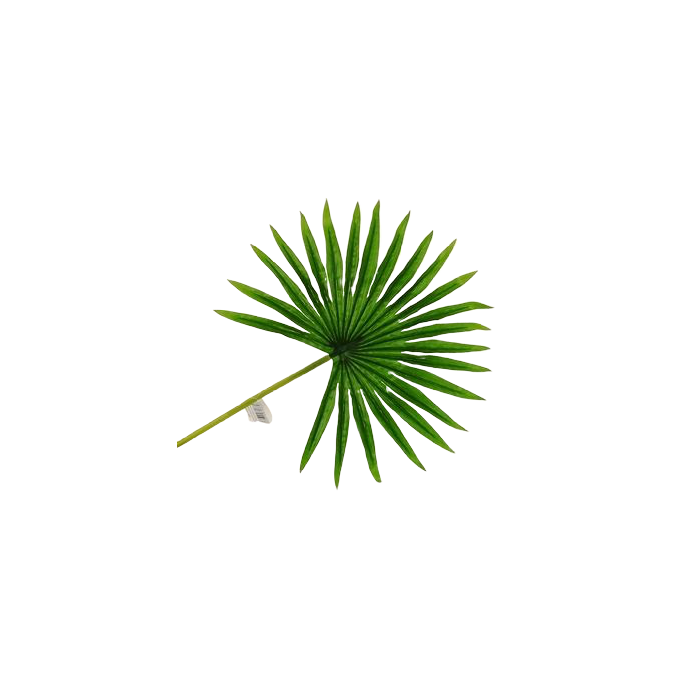 Real Touch Fan Palm Leaf Green 50cm