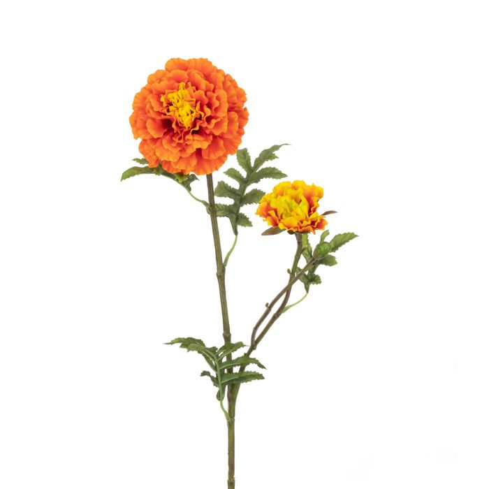 Marigold Spray - 63cm Dark Orange