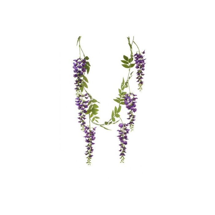 Wisteria Garland 180cm Purple