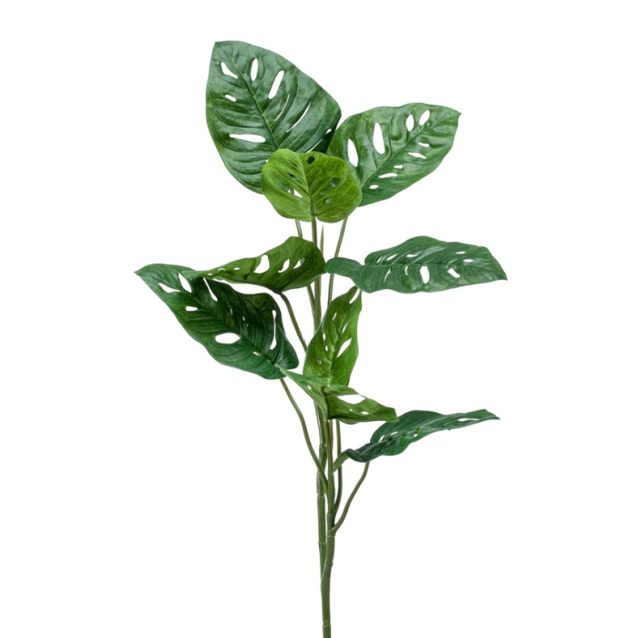 Monkey Leaves Spray Green 75cm