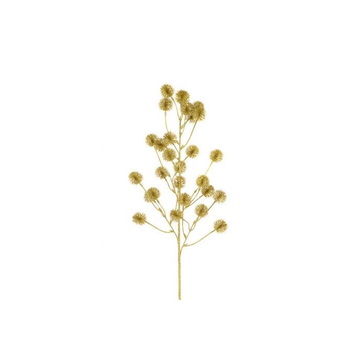 Pom Pom Spray 77cm Gold