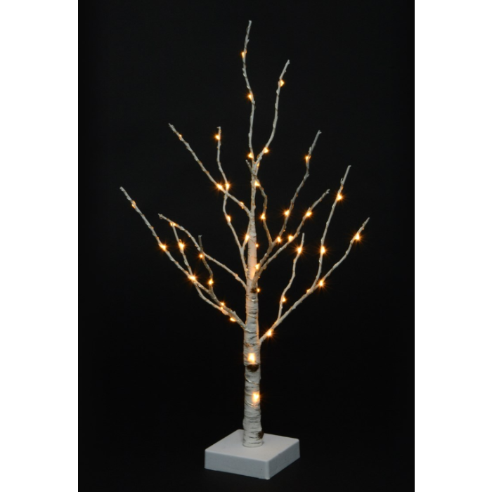 B/O Birch Tree 50LED w/Timer
