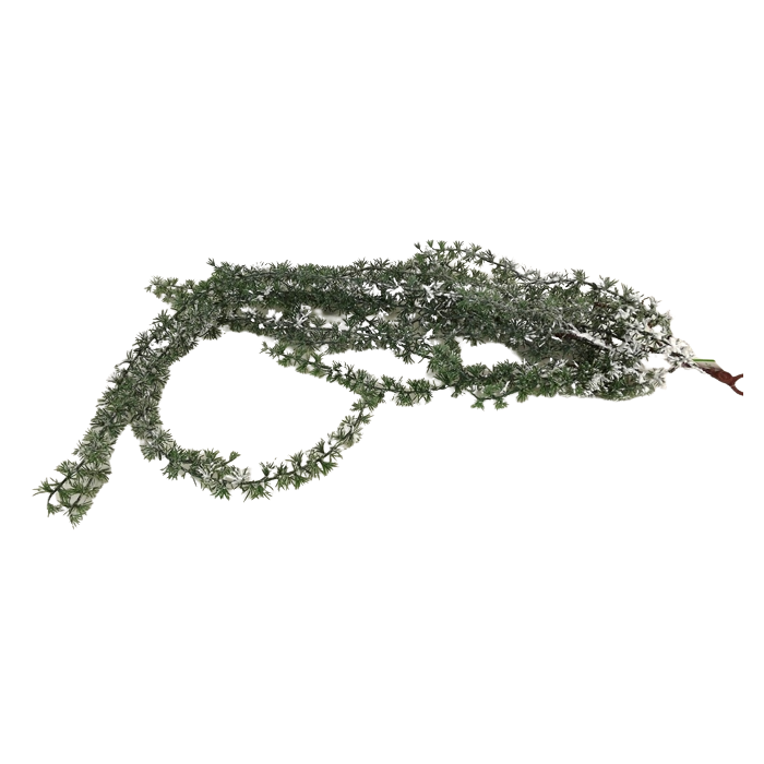 Larix Hanging Deco W/Snow 120cm