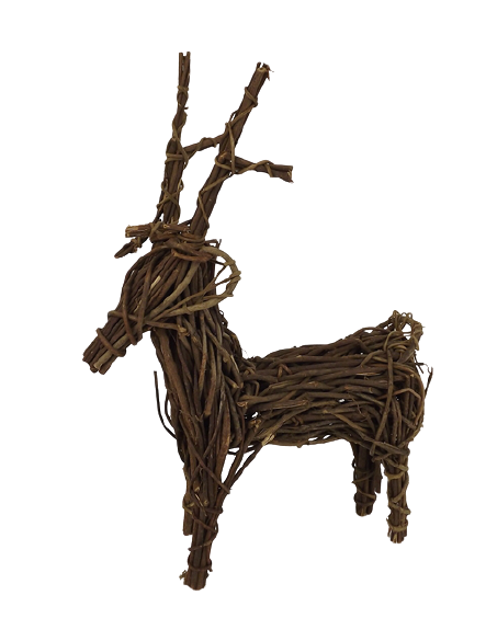 Wicker Reindeer 30"