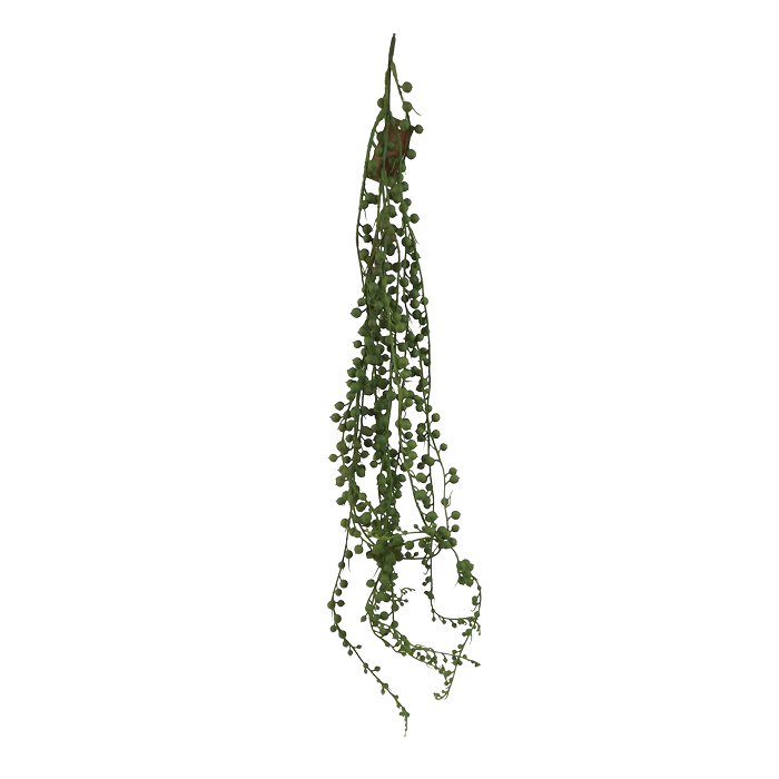 80cm String Of Pearls Green