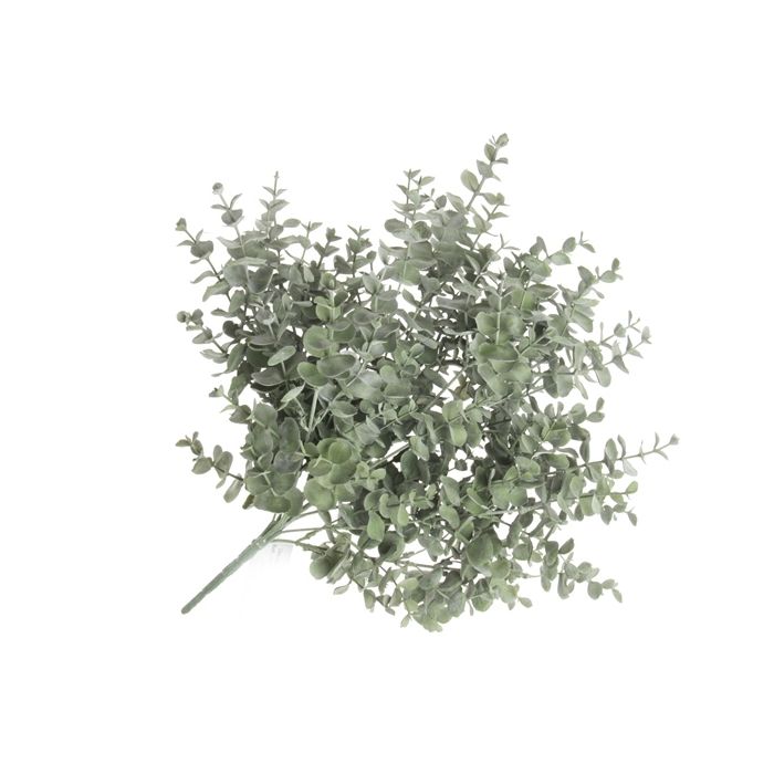 Artificial Spiral Eucalyptus Bush - Green/Grey