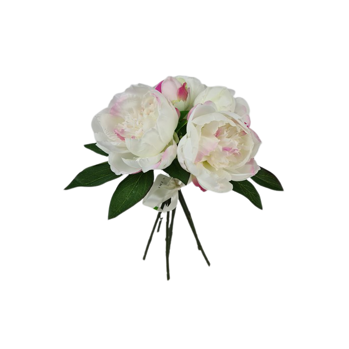 Peony Bundle 35cm White/Pink