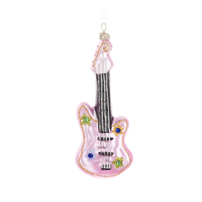 GLASS Guitar Hanger 15.5cm Pink