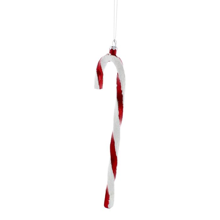26cm Red & White Plastic Candy Cane