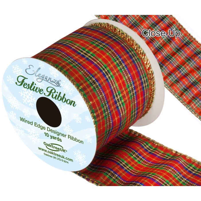 Tartan Wired Edge (276) 63mm x 10yds