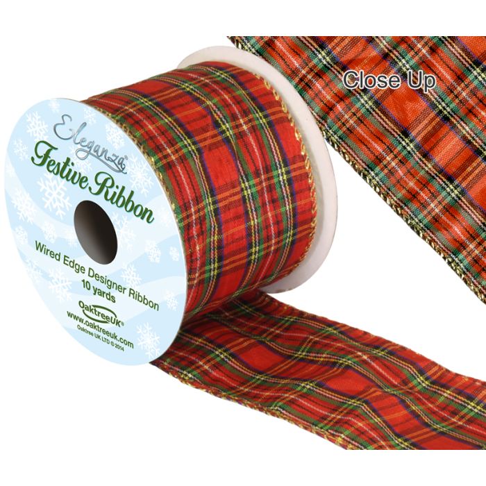 Tartan Wired Edge (272) 63mm x 10yds