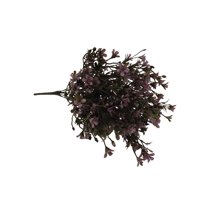 38cm Purple Blossom Foliage Bush