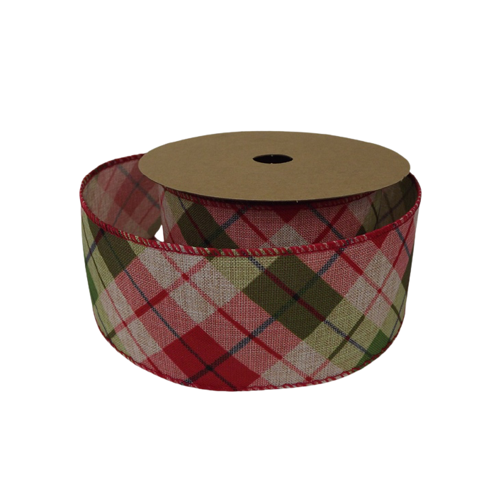 Cairngorms Tartan Ribbon 63mm x 10yds