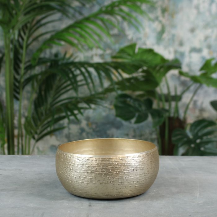 Hampstead Bowl Small Matt Champagne H6.5 x Dia17cm