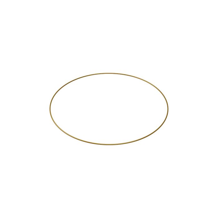 40cm Gold Bridesmaid Flower Hoop