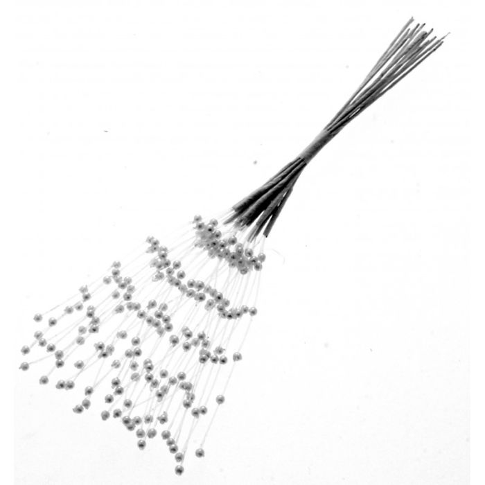 Pearl Spray White 20cm x 12pcs