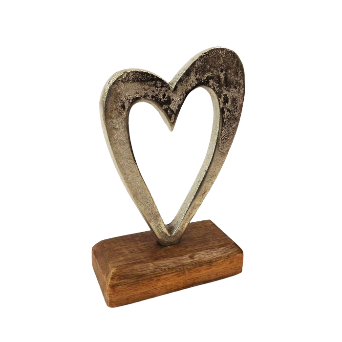 Aluminum heart discount