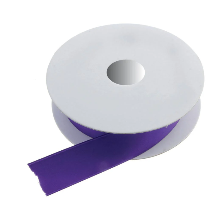 15mm Double Faced Satin - Purple (15mm x 20m)