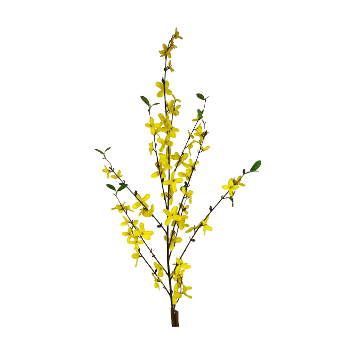 100cm Forsythia Spray Yellow