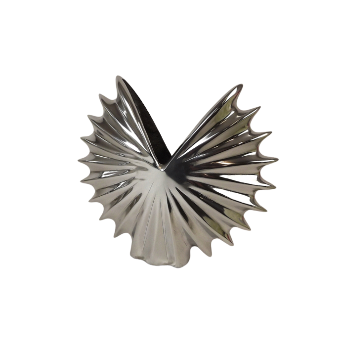 Aluminium Shell Vase 22cm