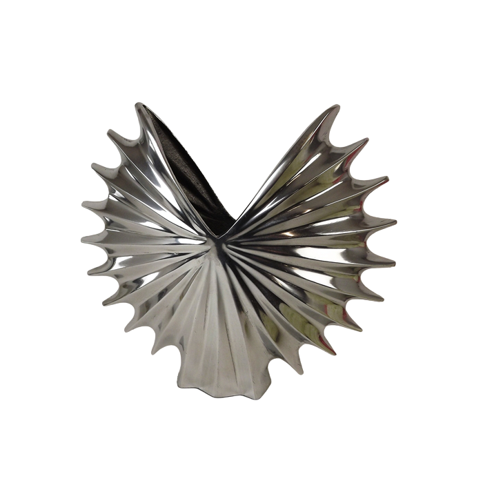 Aluminium Shell Vase 27cm