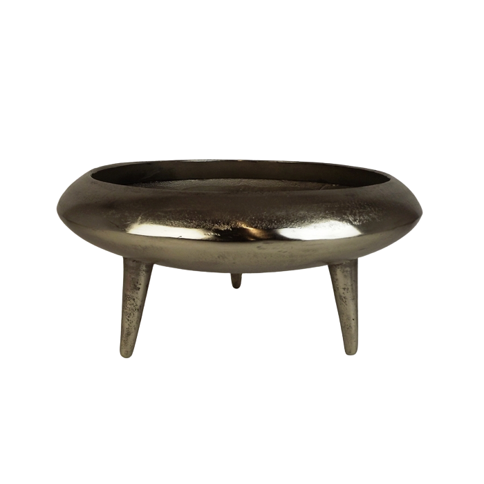 49cm Silver Decorative Bowl