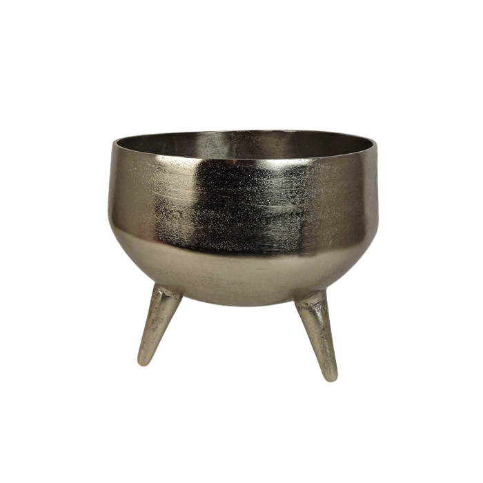 35cm Silver Foot Planter/Bowl