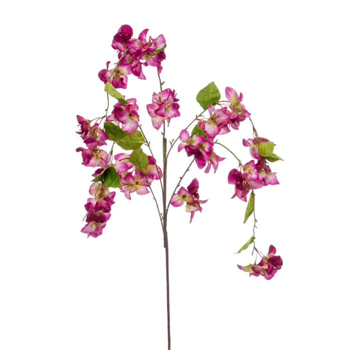 Artificial Bougainvillea Hanging Spray Lt Purple 120cm