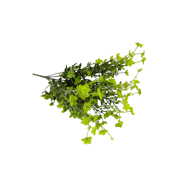 45cm Blossom Foliage Bouquet Green