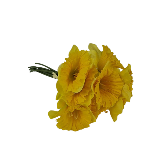 Daffodil Bunch Yellow (9 Heads, 33cm Length)