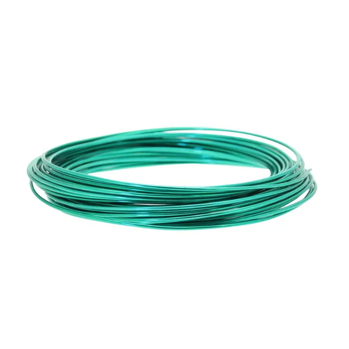 2mm Aluminium Wire x 100g Dark Green