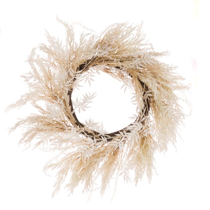 Natural Reed Wreath 53cm
