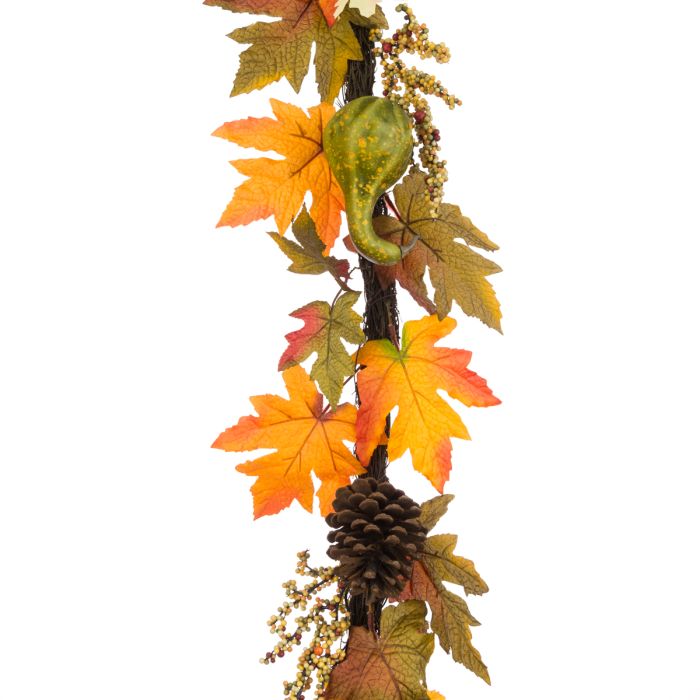 Autumn Maple Pumpkin Garland Fall