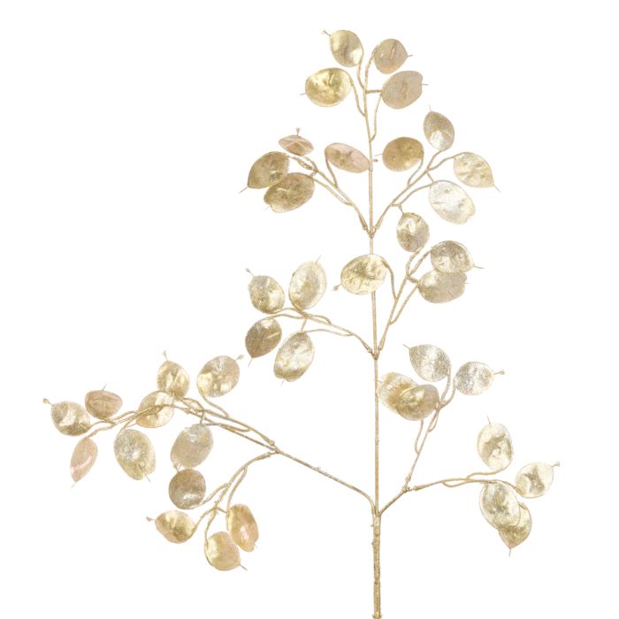 Sparkle Honesty Spray 67cm Gold