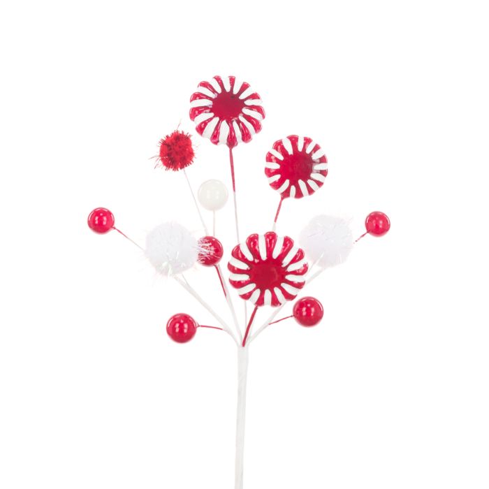 Berry Pom Pom Pick 23cm