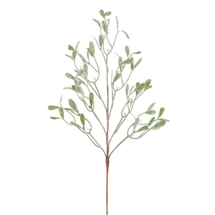 Frosted Mistletoe Spray 60cm