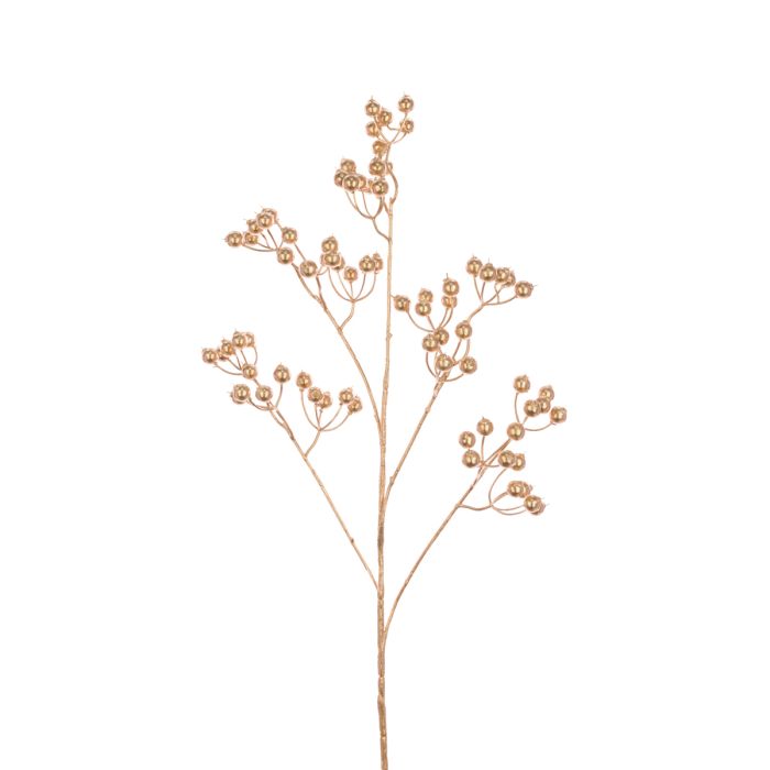 Berry Spray 81cm Gold