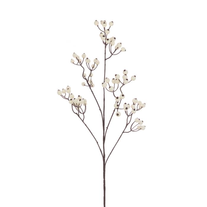 Berry Spray 81cm White