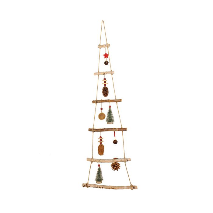 107cm Birch Wall Hanger Natural