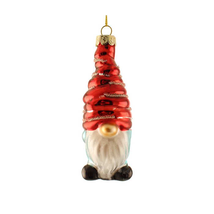 11cm Glass Gonk Red