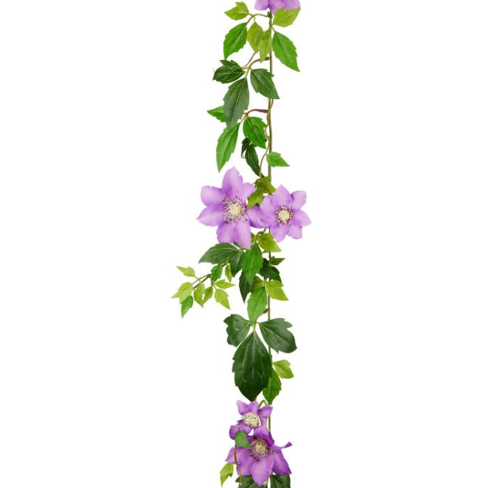Clematis Garland 137cm Lavender