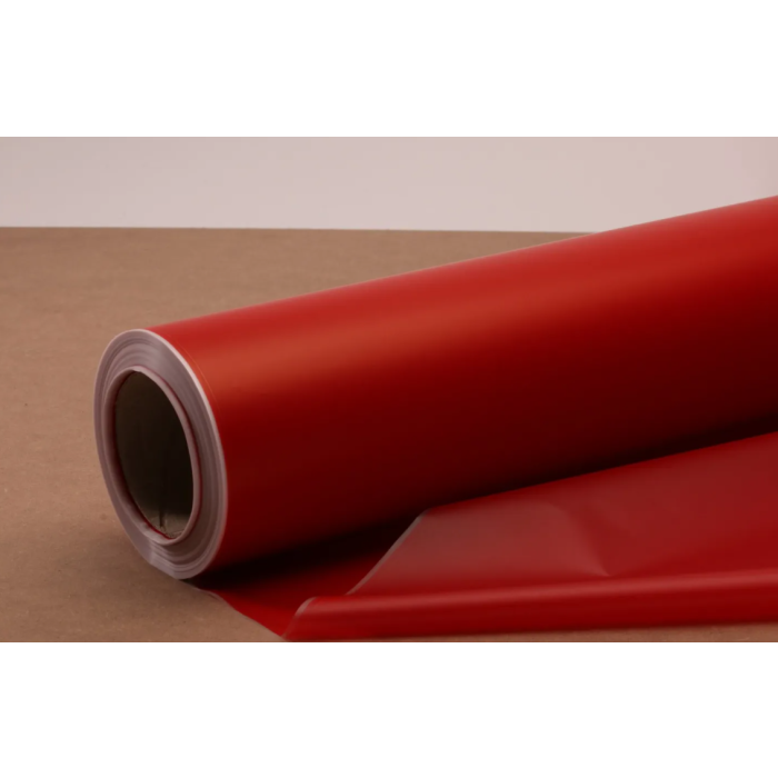 80cm x 80mtr Red Frosted Film