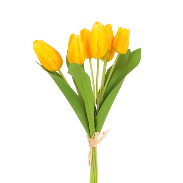 Fresh Touch PU Tulip Bundle x7 Yellow