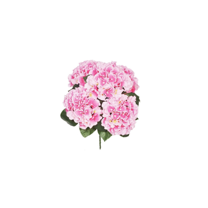 43cm Pink Hydrangea Bush