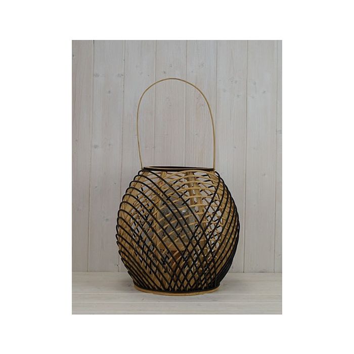 Large Bamboo Lantern Natural